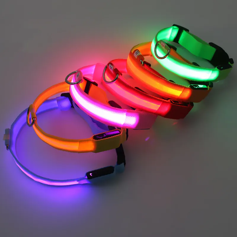 Collar Led Luminoso Mascotas Perro y Gato