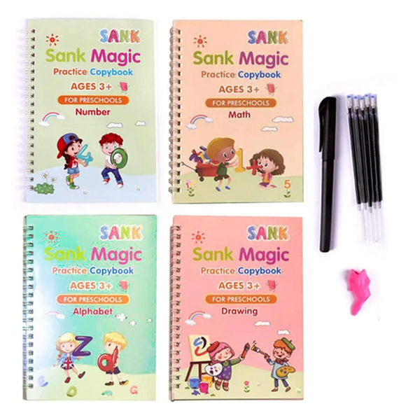 LIBROS CALIGRAFIA SANKMAGIC  MONTESSORI