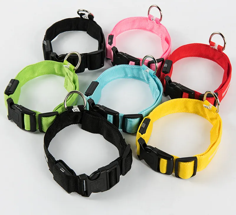 Collar Led Luminoso Mascotas Perro y Gato