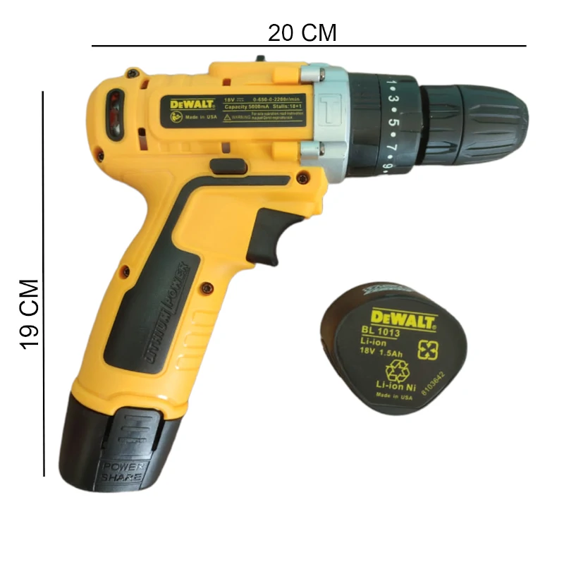 Taladro 18v Dewalt