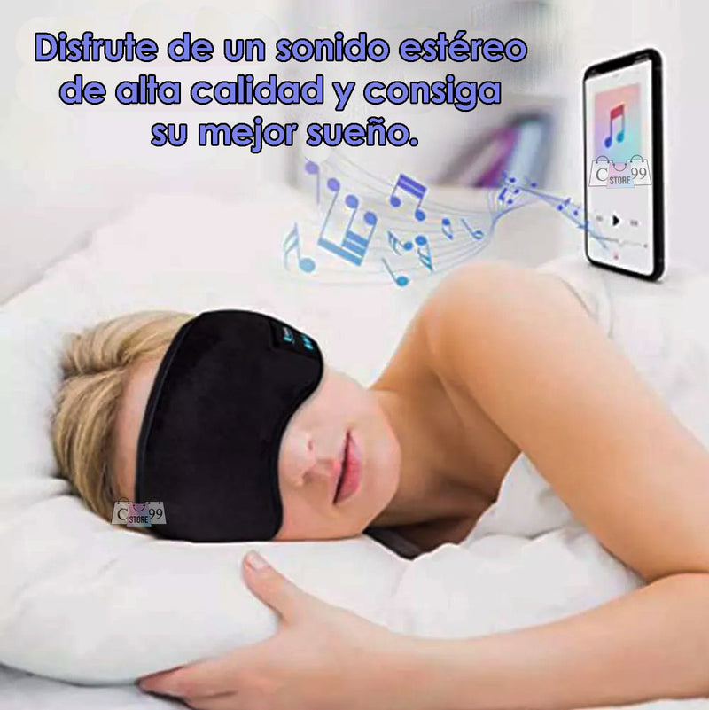 Tapa Ojos Con Aromaterapia y  Bluetooth