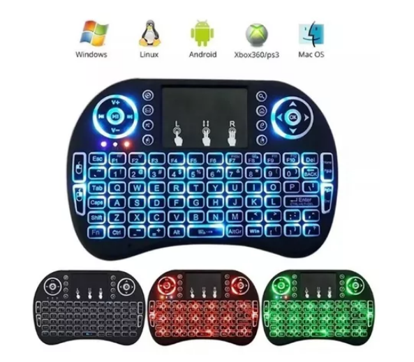 Mini Teclado Inalambrico Portátil  Iluminado