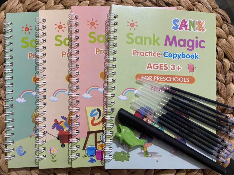 LIBROS CALIGRAFIA SANKMAGIC  MONTESSORI