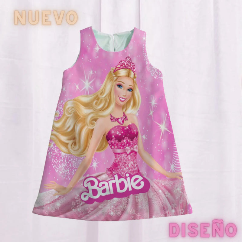 Vestido Barbie Brillante